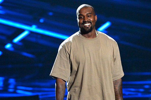 Kanye West at the 2015 MTV VMAs.