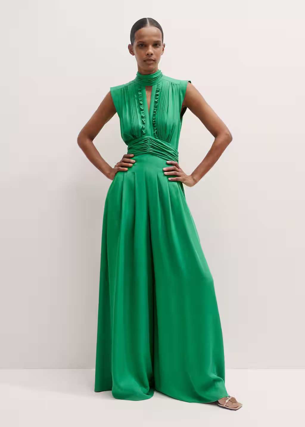 ME+EM, Silk Wide-Leg Jumpsuit