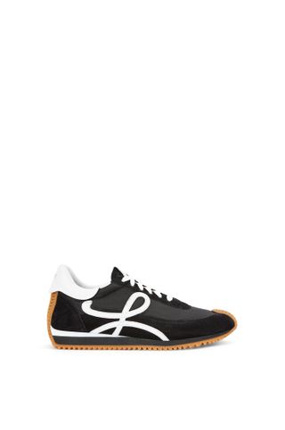 LOEWE, Flow Logo-Appliquéd Leather and Shell Sneakers