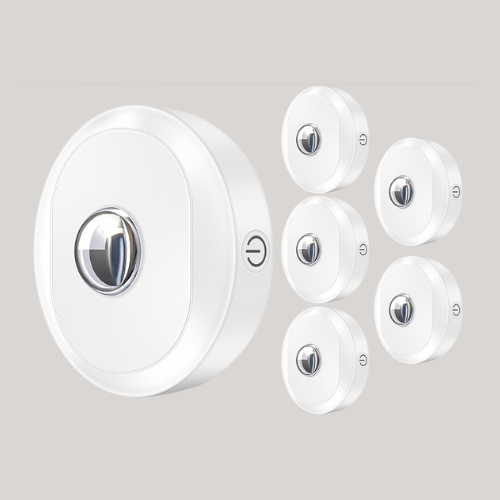 Willed Rechargeable Puck Lights With Remote, Led Usb Under Cabinet Kitchen Lights, 3 Color Temperatures, Timing Function, Dimmable Under Cupboard Kitchen Lighting, Wireless Stick on Light, 6 Pack