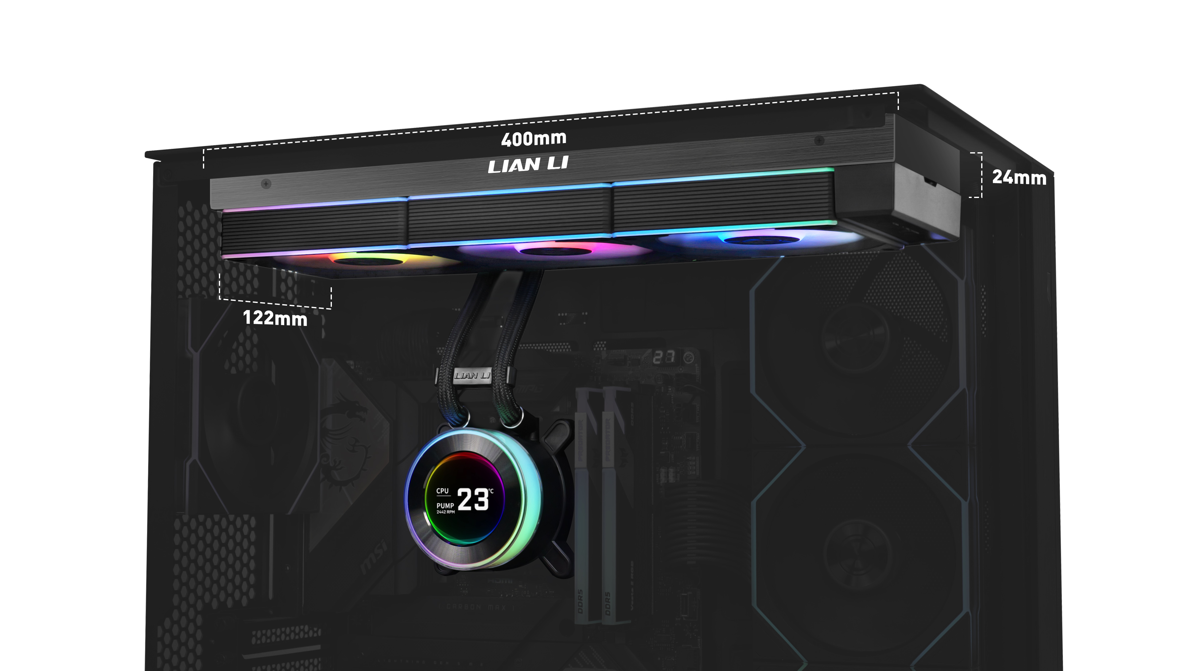 Lian Li Hydroshift II LCD-C AIO Cooler líquido