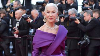 Helen Mirren attends the "La Plus Precieuse Des Marchandises" (The Most Precious Of Cargoes) Red Carpet at the 77th annual Cannes Film Festival in 2024