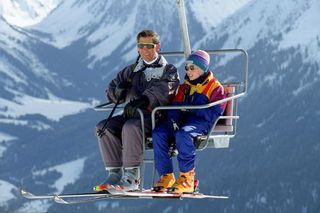 Royal family skiing