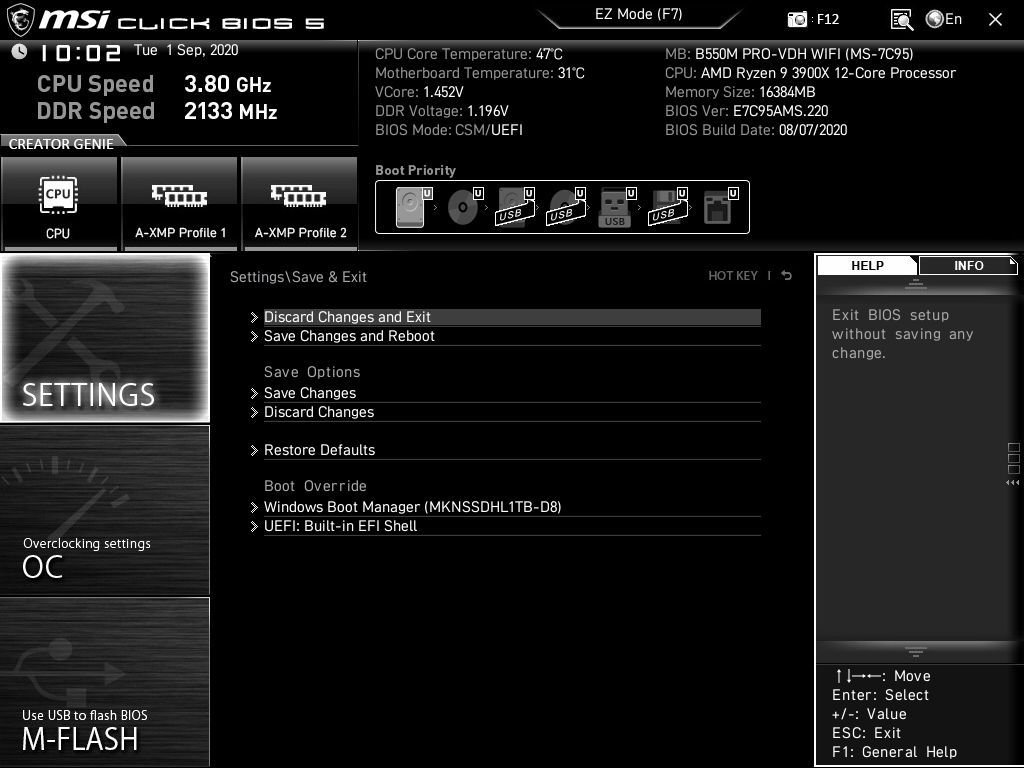 MSI B550M Pro-VDH Wi-Fi