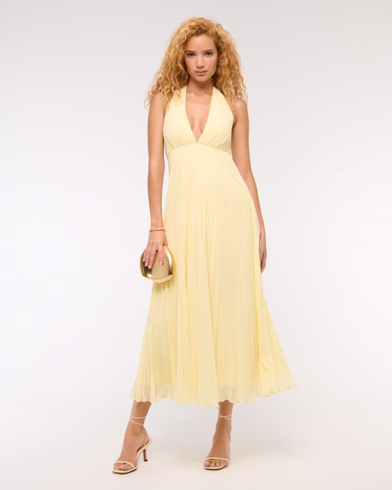 Abercrombie & Fitch, The A&f Giselle Halter Maxi Dress