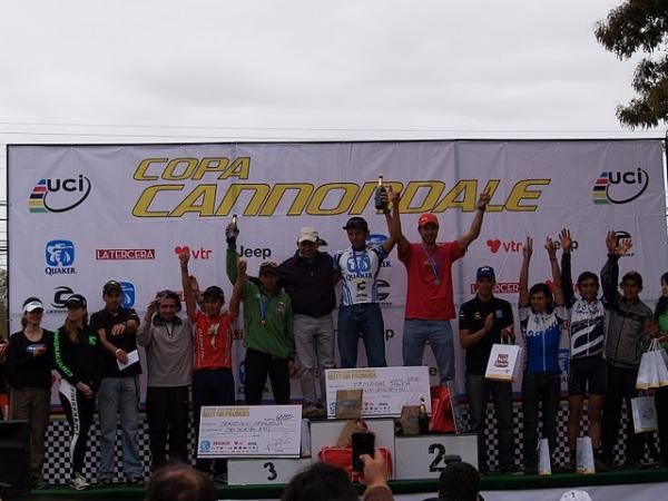 Elite men's podium