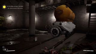 Atomic Heart yellow canister in Pesticide Workshop