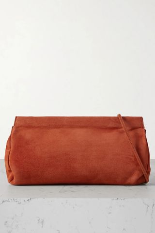 The Row Abby Suede Shoulder Bag