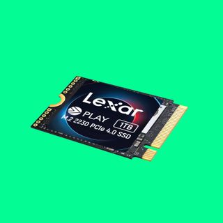 The Best SSD for Steam Deck, against a green background