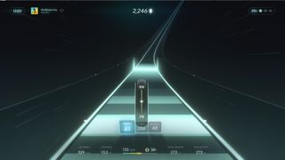 An example of Peloton Lanebreak's user interface