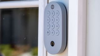 Yale Smart Lock with Matter installed on an exterior door