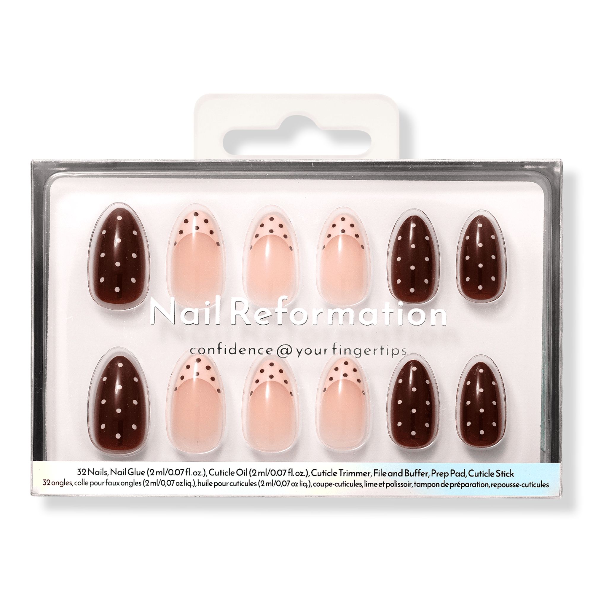 Chocolate Sprinkle Press on Nails