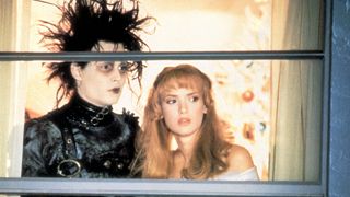 Johnny Depp and Winona Ryder in Edward Scissorhands