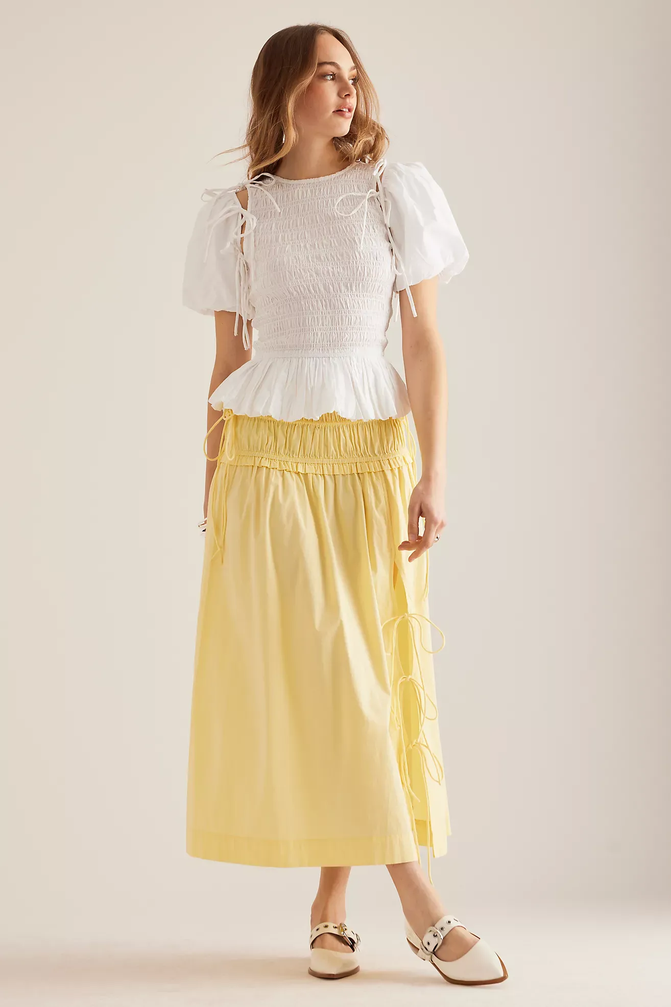 Damson Madder Charlotte Midi Skirt