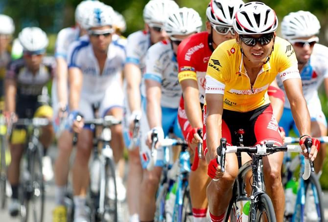 Meiyin Wang (Hengxiang) lost the leader's jersey during stage 4
