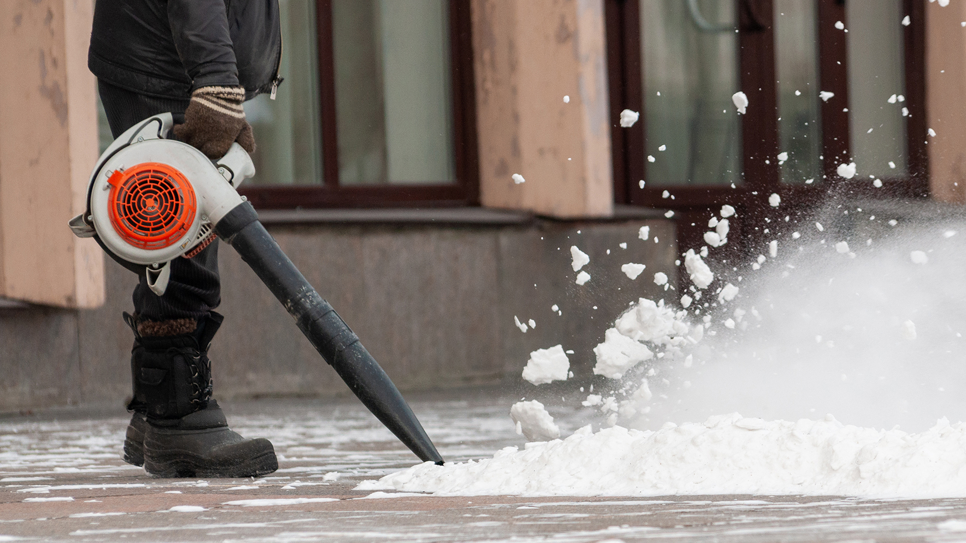 Cordless leaf deals blower for snow