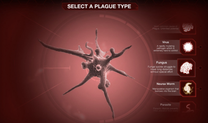 Screenshot from Plague Inc.