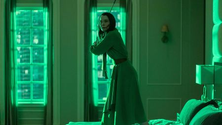 Samantha Sloyan as Tamerlane in The Fall of the House of Usher