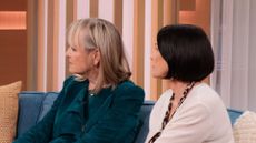 Twiggy and Sadie Froston wearing trainers and sports socks on This Morning, 2 September 2025