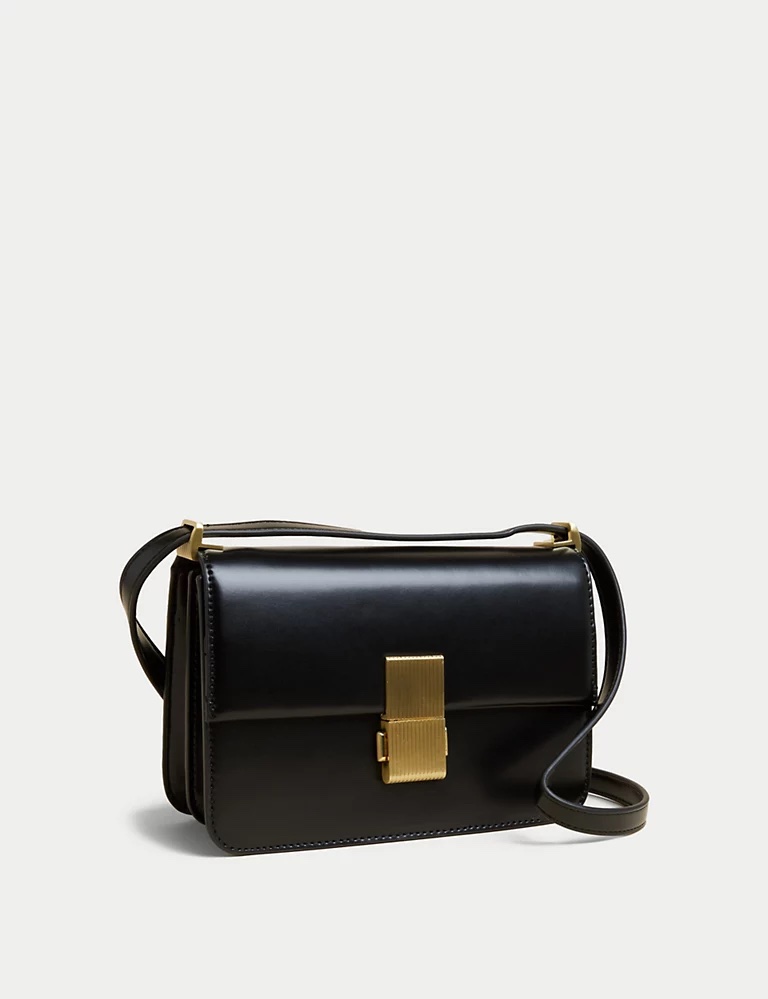 M&S Faux Leather Cross Body Bag