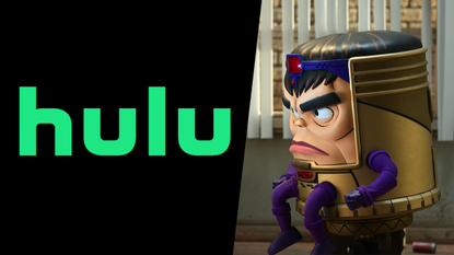 Hulu logo and Marvel's Modok