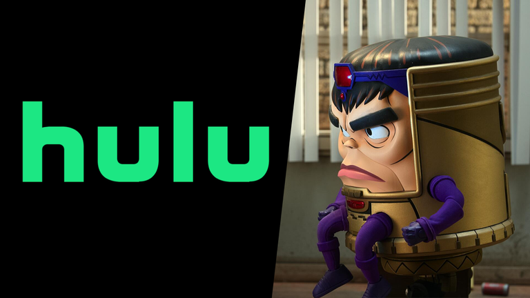 Hulu logo and Marvel's Modok