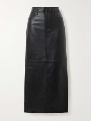 Leather Maxi Skirt