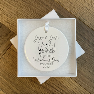 Personalized First Valentine's Day Together Gift