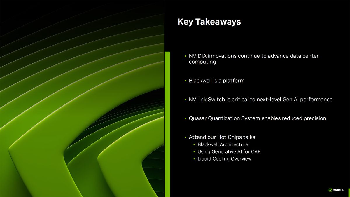 Nvidia Hot Chips 2024
