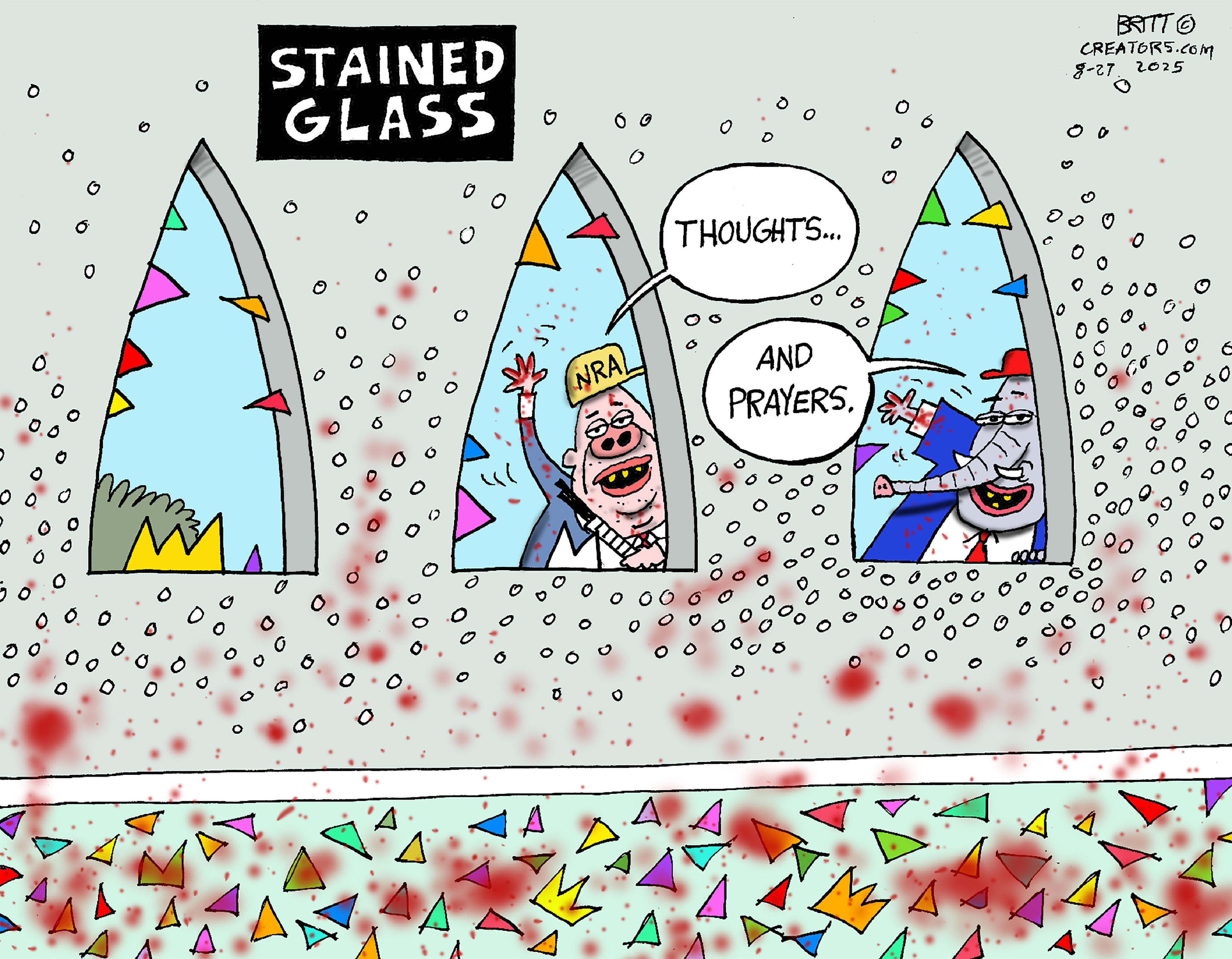 Political cartoon