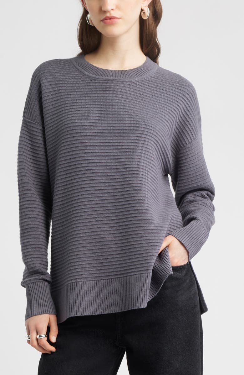 Cotton & Cashmere Ottoman Sweater