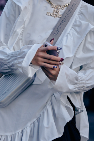 3d nails at paris fashion week
