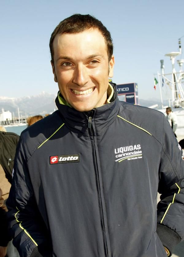 Ivan Basso seems happy before the racing starts