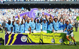 Manchester City Premier League title 2017/18