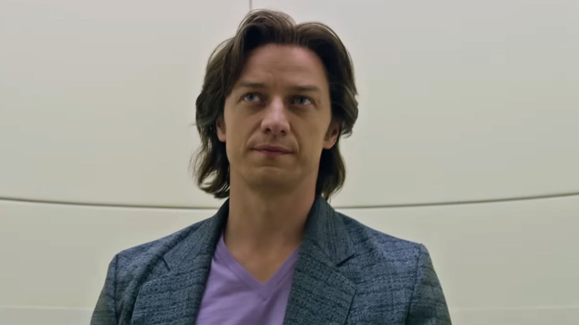 James McAvoy as Professor X in X-Men Apocalypse. 