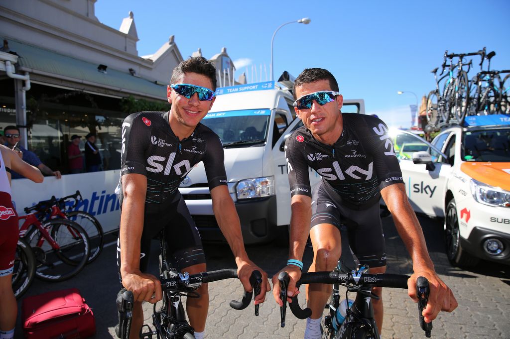 Sebasti&aacute;n Henao and Sergio Henao (Team Sky)