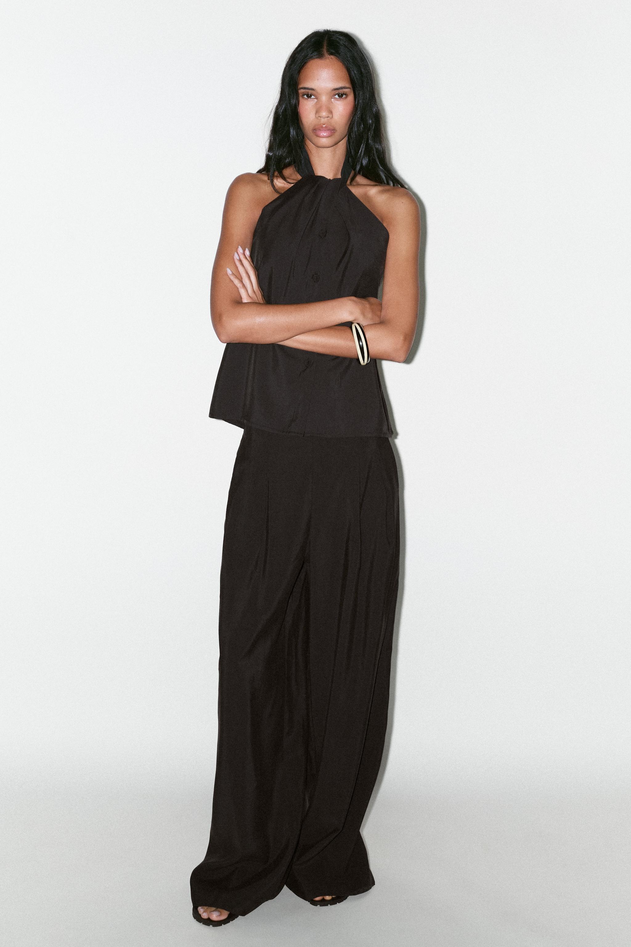 Flowing Palazzo Trousers