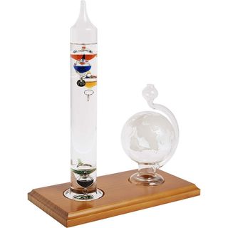 AcuRite Galileo Thermometer with Glass Globe Barometer