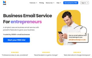 Neo Mail main page