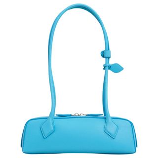 Bolso de hombro Le Teckel de piel pequeño de Alaia