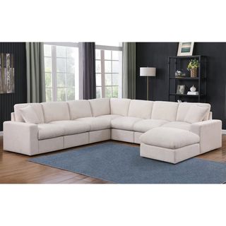 Wade Logan® Balliet Upholstered Sectional & Reviews | Wayfair