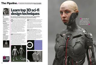 spread from 3D Artist