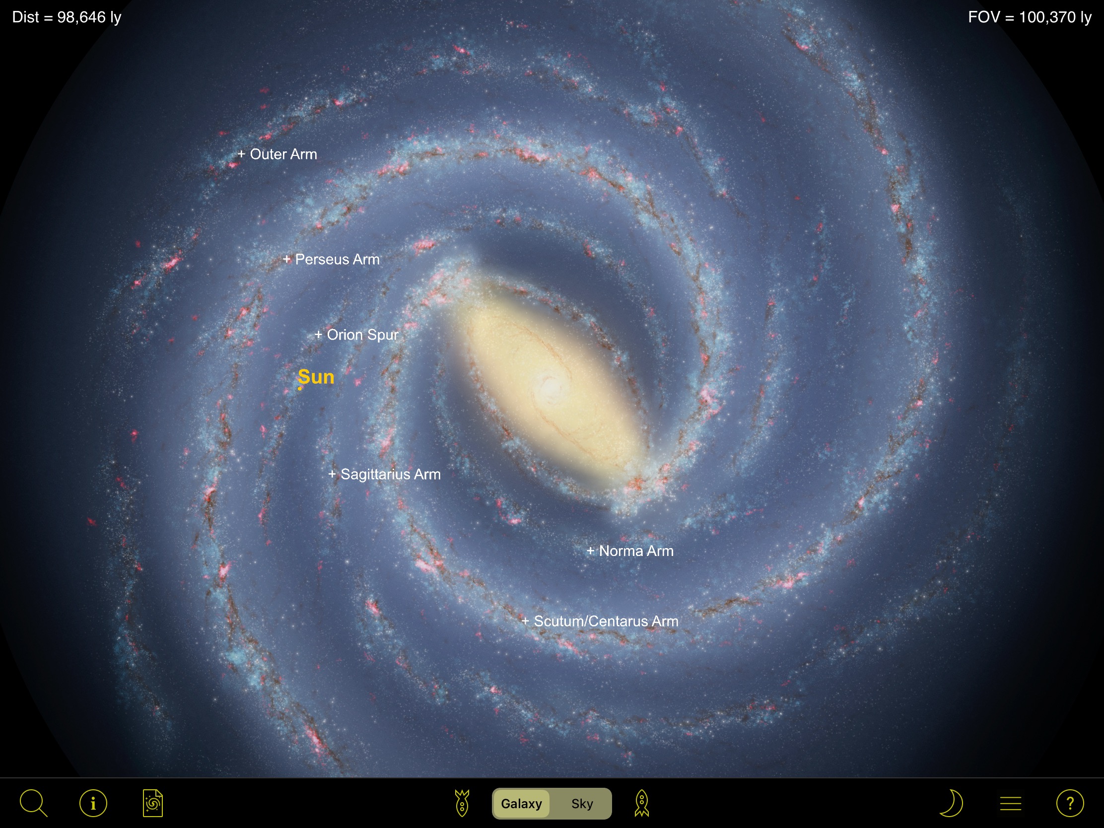 Mobile astronomy: Put the Milky Way in your pocket with 'Our Galaxy ...