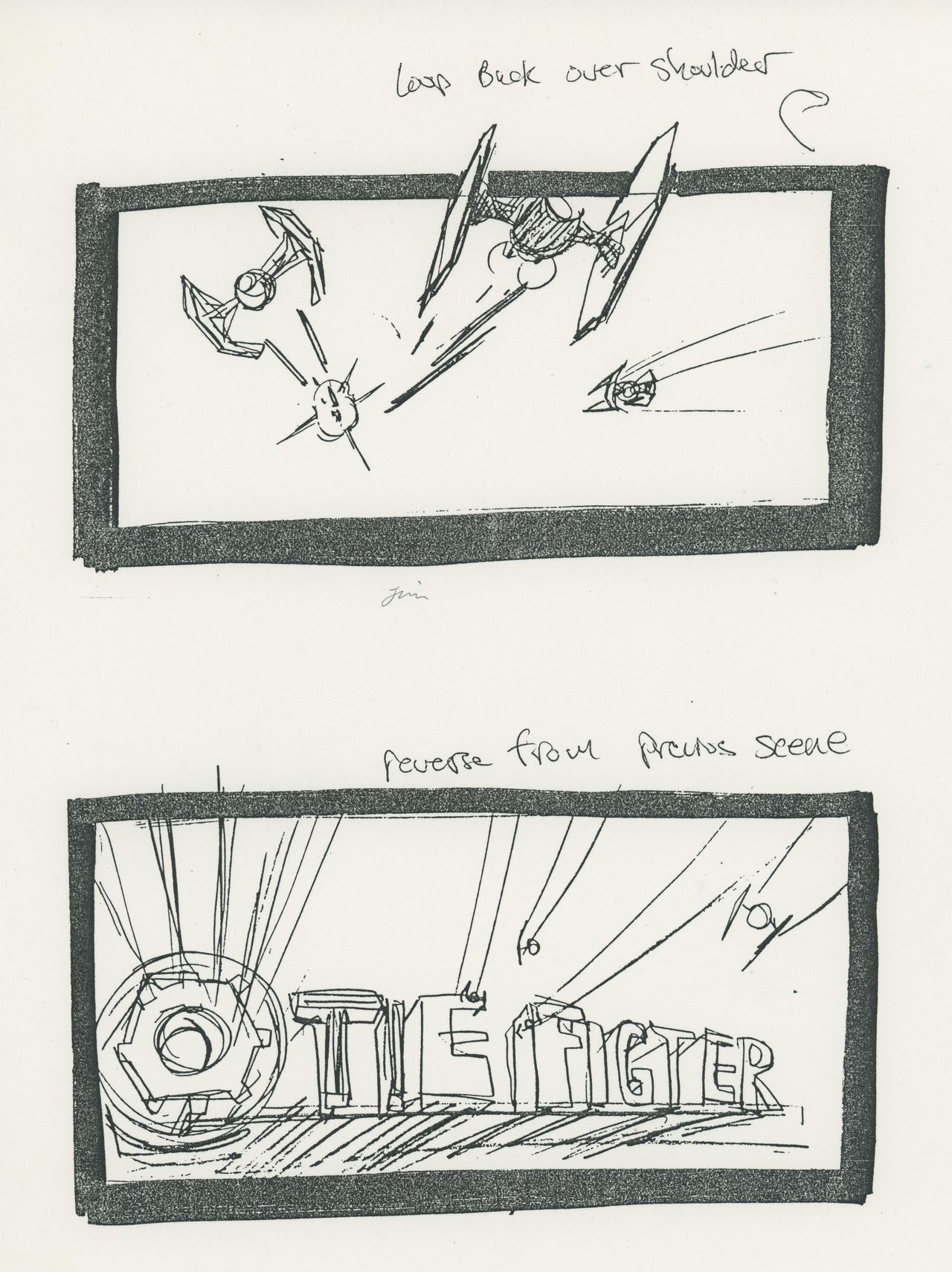 Concept art for TIE Fighter