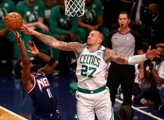 Boston Celtics at Brooklyn Nets in a first-round 2022 NBA Playoffs game