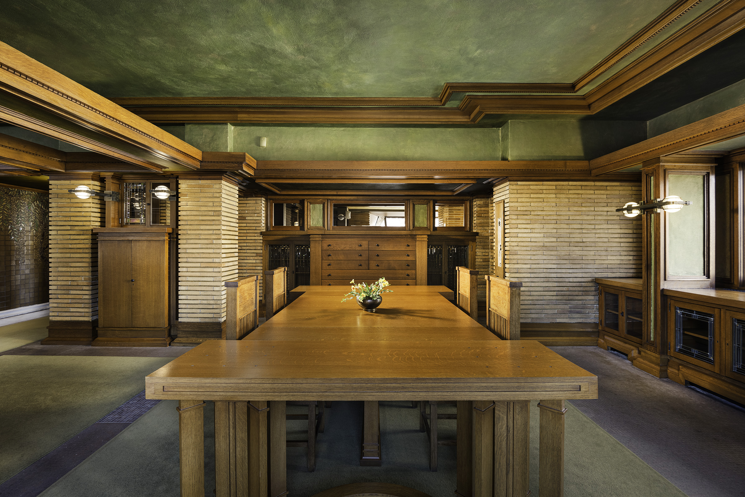 objects in frank lloyd wright's martin house from the exhibition 'collecting ourselves'