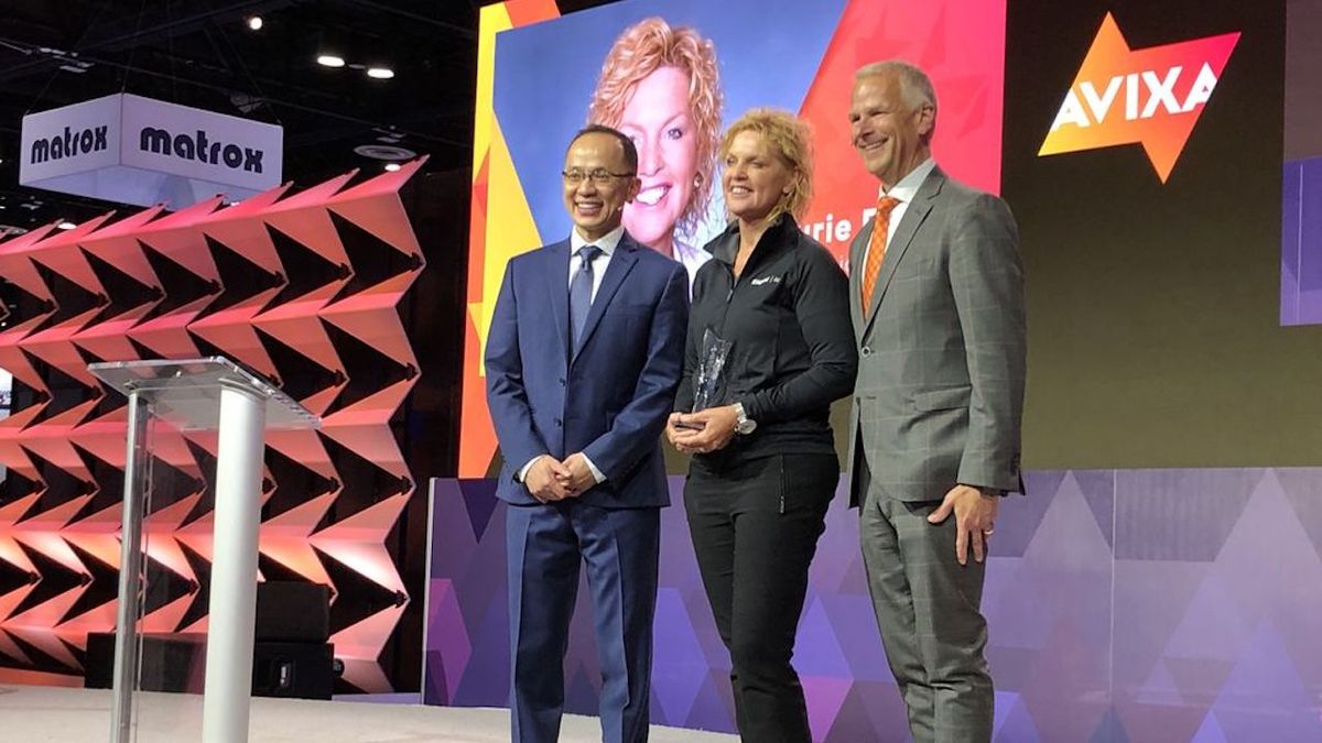 The AVIXA Awards presentation at InfoComm 2019.