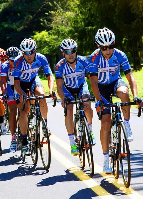 With three riders out front on a break, UnitedHealthcare is about to take this train out of the station.