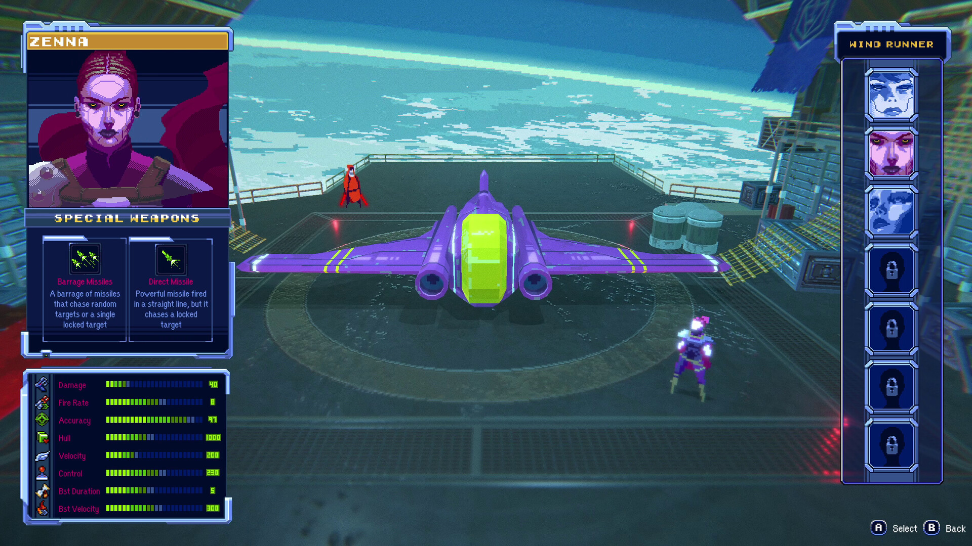 A screenshot of the upcoming PC game Wind Runners