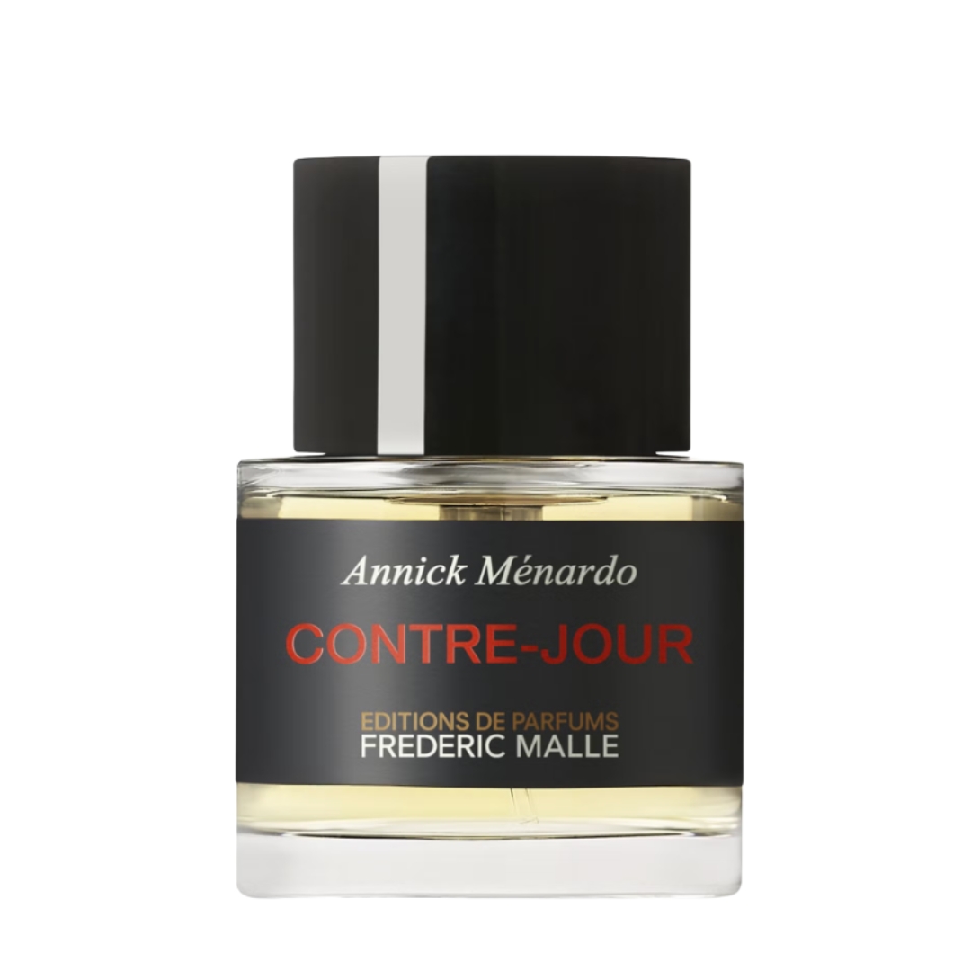 A product shot of the Fr&amp;eacute;d&amp;eacute;ric Malle Contre-Jour Eau De Parfum, on a white background